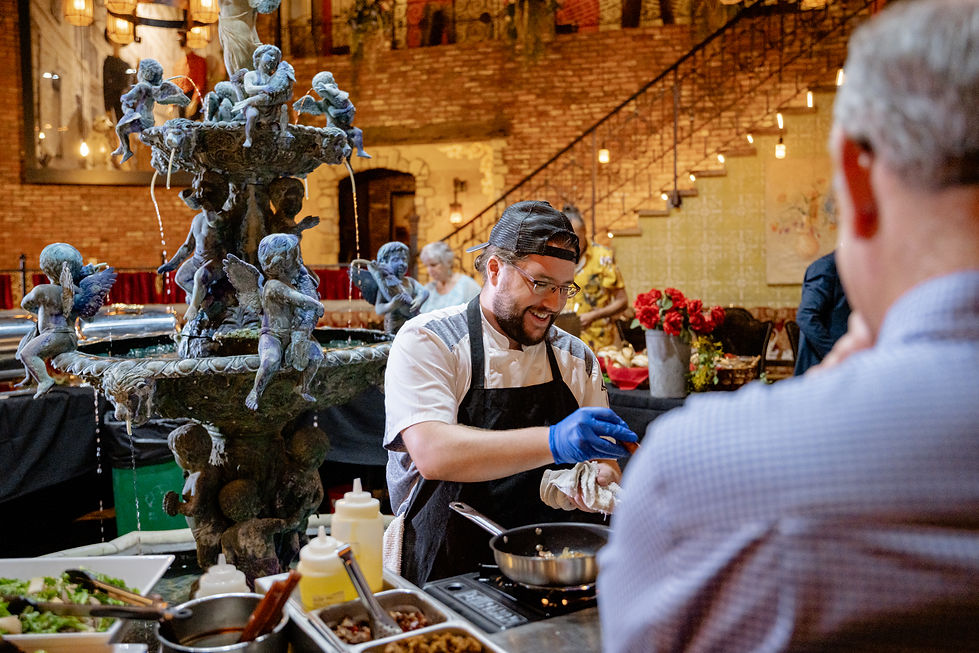 Louisville chef at best italian restaurant grassa gramma serving grand brunch guest