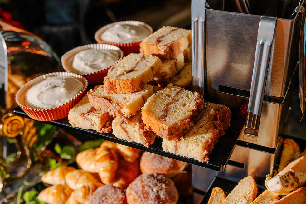 desserts by in-house pastry chef at grass gramma italian restaurant - sunday grand brunch buffet for families