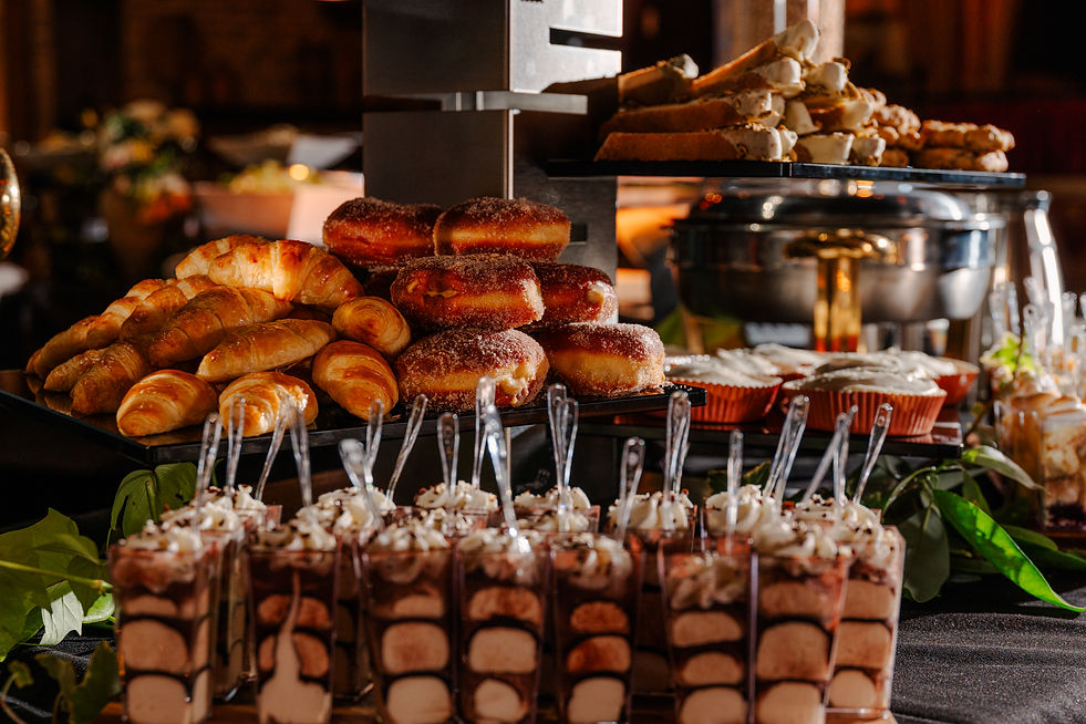 italian desserts at grassa gramma sunday brunch buffet