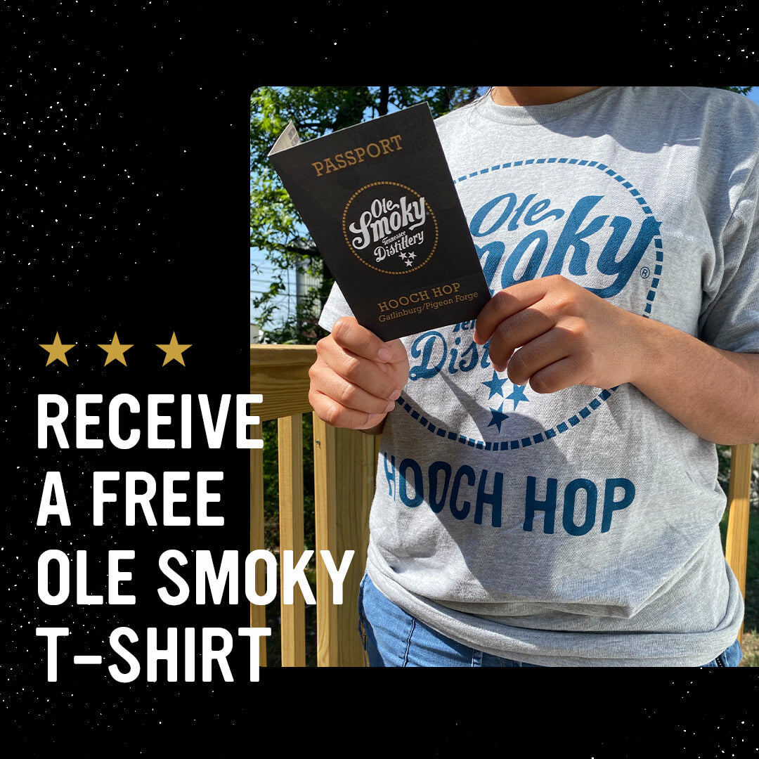 Receive a Free Ole Smoky T-Shirt