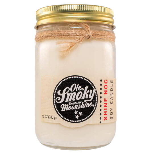 12oz MASON JAR CANDLE - SHINE NOG