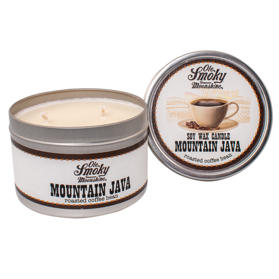 16oz TIN CANDLE - MOUNTAIN JAVA