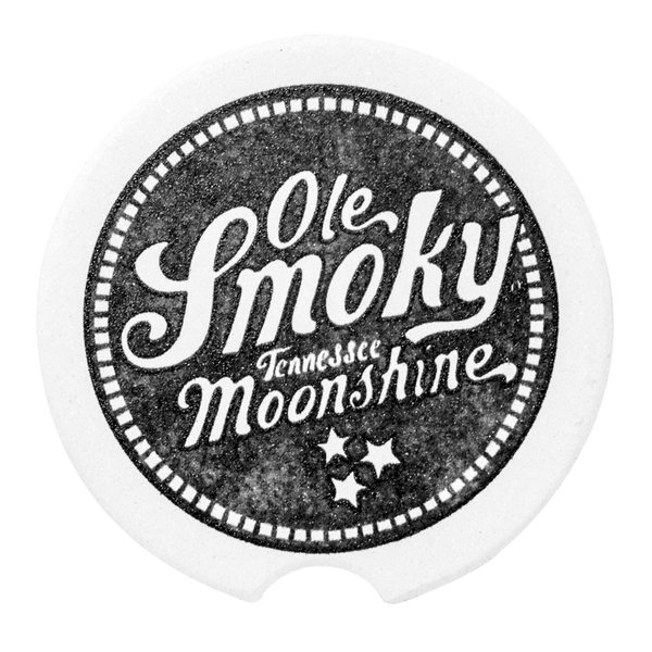 CAR MOONSHINE LOGO COASTER - BLACK, view 1