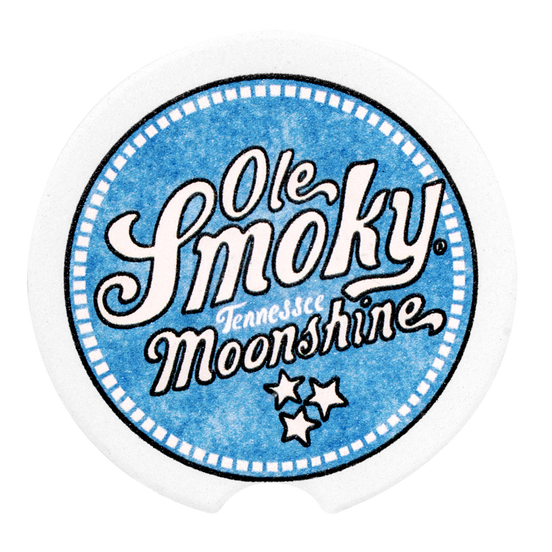 CAR MOONSHINE LOGO COASTER - BLUE