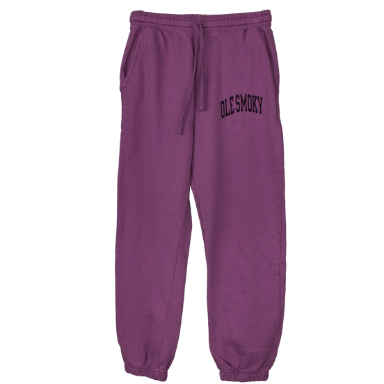 ARCH TEXT JOGGERS - GARNET