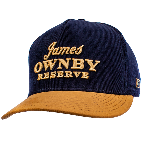 JOR CORDUROY HAT - NAVY/BROWN, view 1