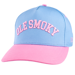 ARCH TEXT HAT - BLUE/PINK