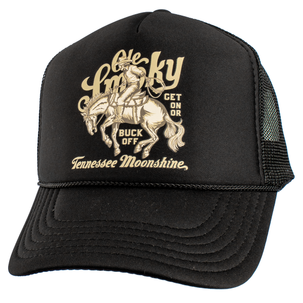 SKELETON COWBOY FOAM TRUCKER HAT, view 1