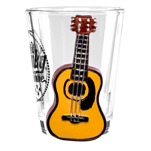3D GUITAR SHOT GLASS, view 1