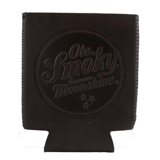 BLACK LEATHERETTE COOLIE