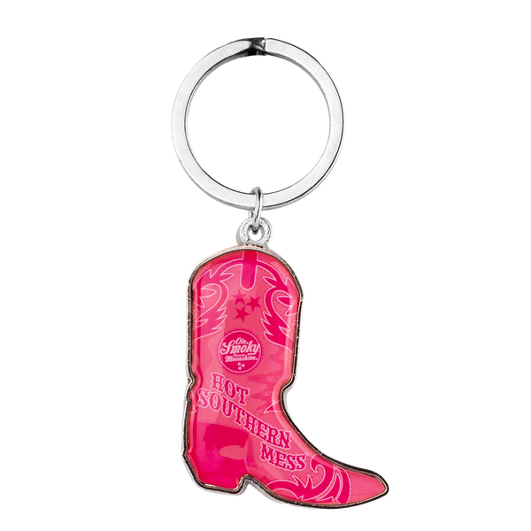 PINK BOOT KEYCHAIN, view 1
