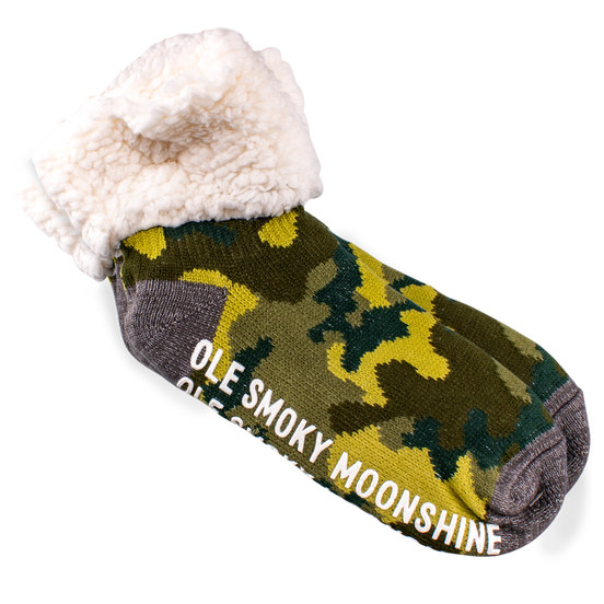 CAMO FLUFFY SOCKS