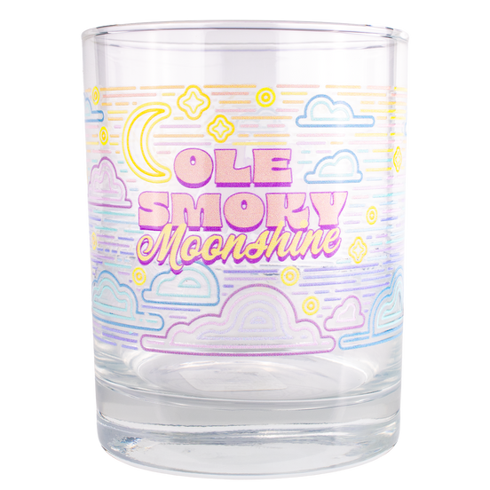 COTTON CANDY SKY ROCKS GLASS