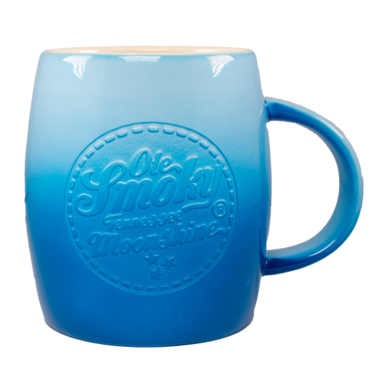 BLUE OMBRE  DEEP ETCH MUG