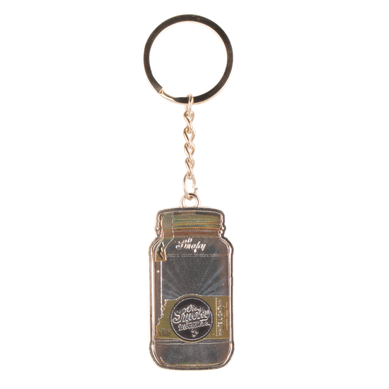 WHITE LIGHTNIN' ICON JAR KEYCHAIN view 1