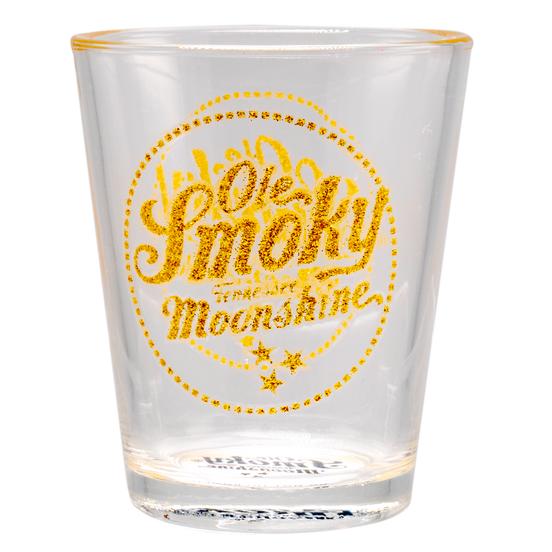 GLITTER LOGO SHOT GLASS