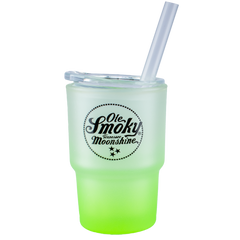 MINI FROSTED GLASS TUMBLER - GREEN