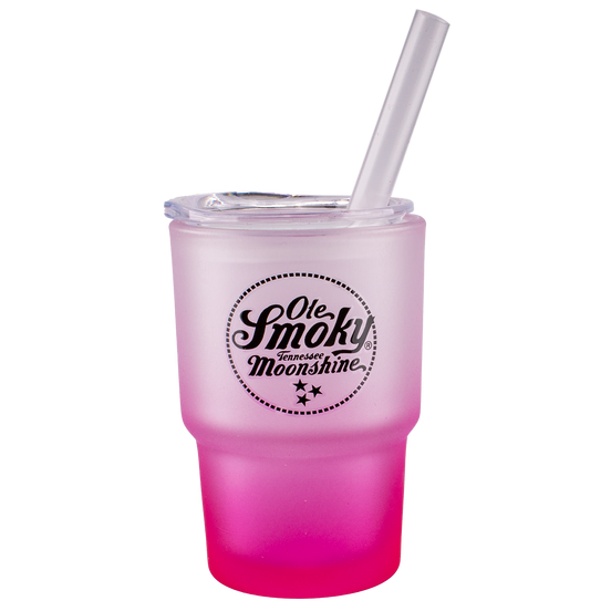 MINI FROSTED GLASS TUMBLER - PINK