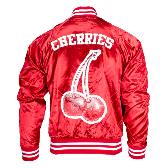 CHERRIES SATIN JACKET view 1