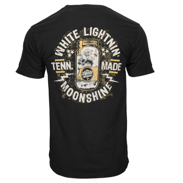 WHITE LIGHTNIN' CIRCLE TEE, view 1