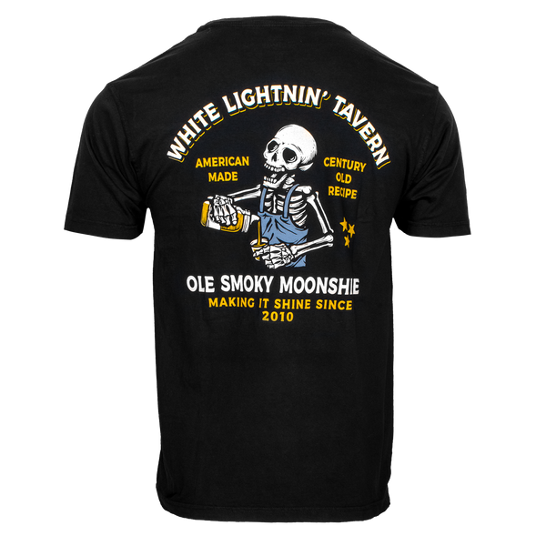 WHITE LIGHTNIN' TAVERN TEE, view 1
