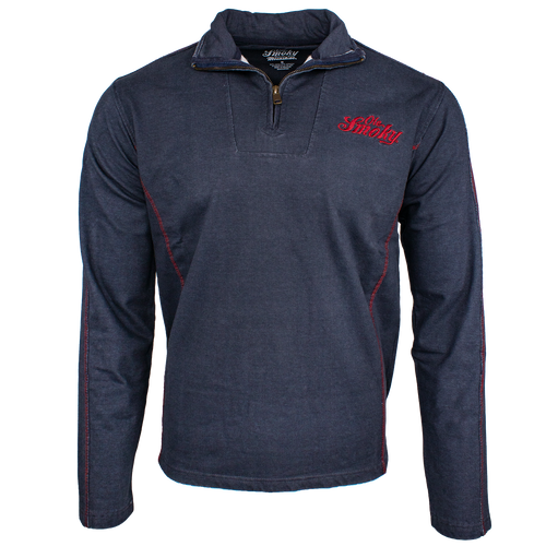 FLEECE QUARTER ZIP - NAVY