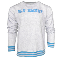 VARSITY STRIPE FLEECE CREWNECK