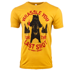 WHISKEY BEAR WRASSLIN TEE