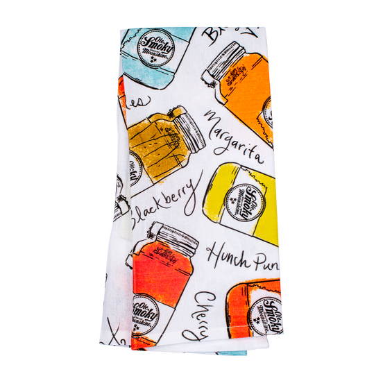 MOONSHINE JARS TEA TOWEL view 1