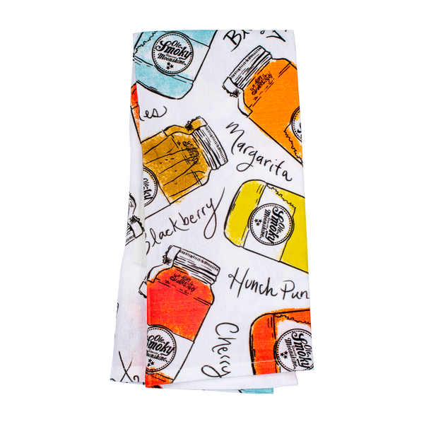 MOONSHINE JARS TEA TOWEL, view 1