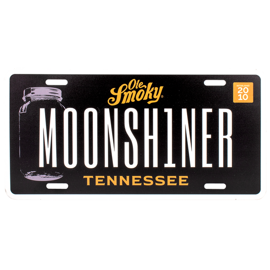 MOONSHINER LICENSE PLATE