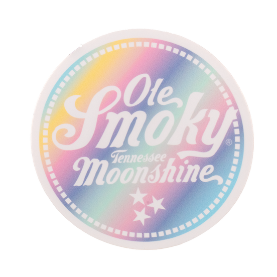 PASTEL RAINBOW LOGO STICKER