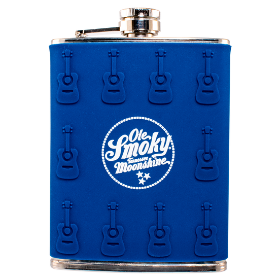 SILICONE GUITAR FLASK - NAVY