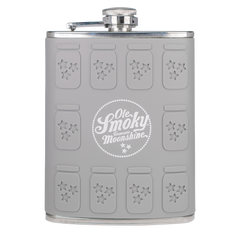 GRAY SILICONE JAR MOLDED FLASK