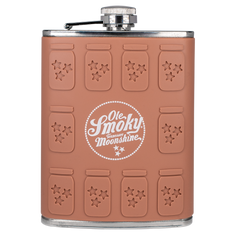 TAN SILICONE JAR MOLDED FLASK