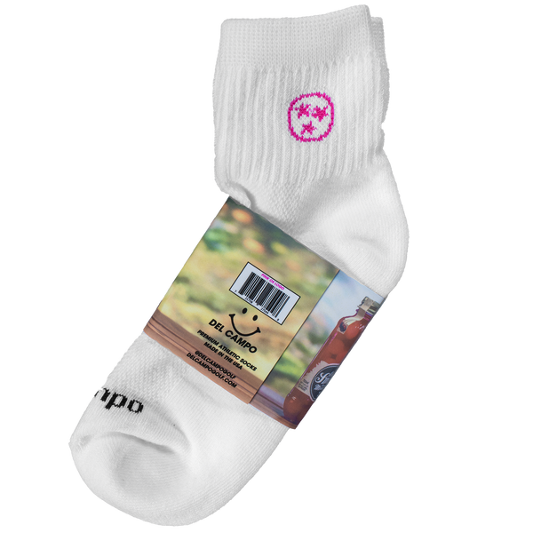 OLE SMOKY CREW SOCKS - PINK, view 2