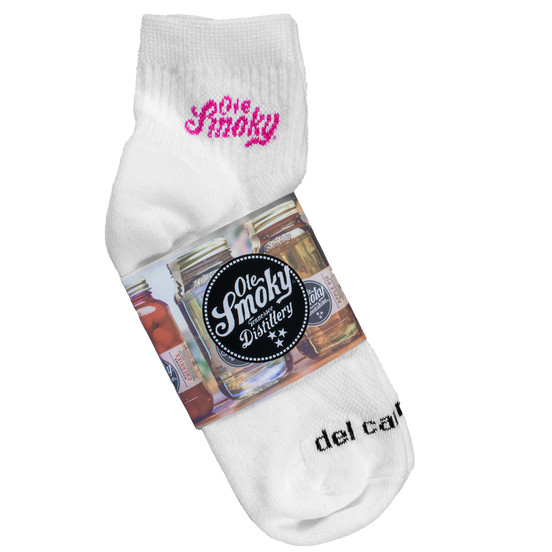 OLE SMOKY CREW SOCKS - PINK view 1