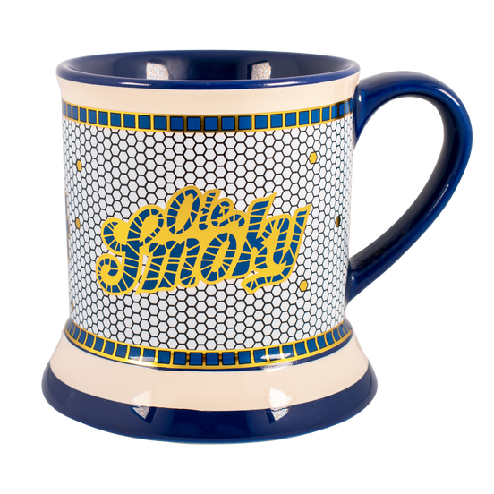 FOOTED HONEYCOMB MUG