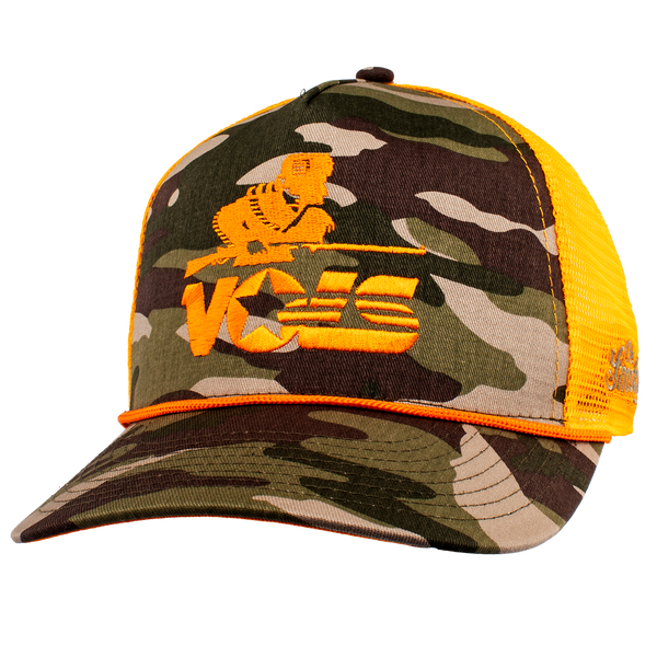UT RIFLEMAN ROPE HAT - CAMO/ORANGE, view 1
