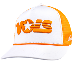 UT VINTAGE STAR LOGO HAT - WHITE/ORANGE