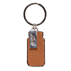 FAUX LEATHER JAR KEYCHAIN
