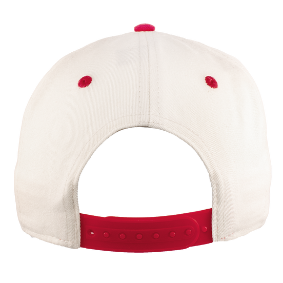 CREAM/RED LOGO SNAPBACK HAT view 2