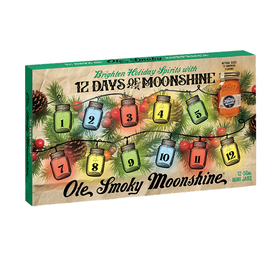12 Days of Moonshine Minis Holiday Pack | Distillery Exclusive