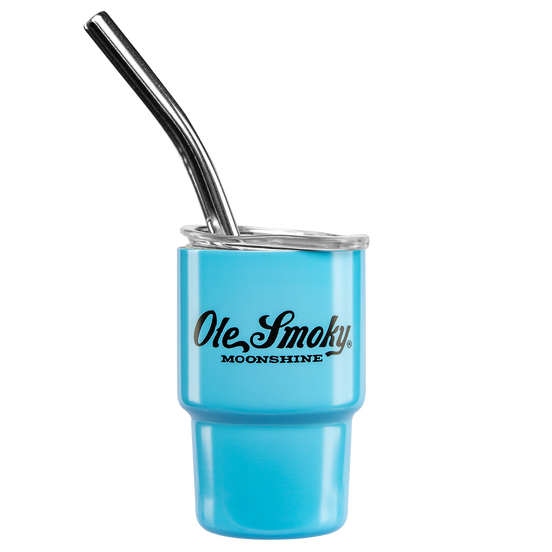 SCRIPT MINI TUMBLER - LIGHT BLUE