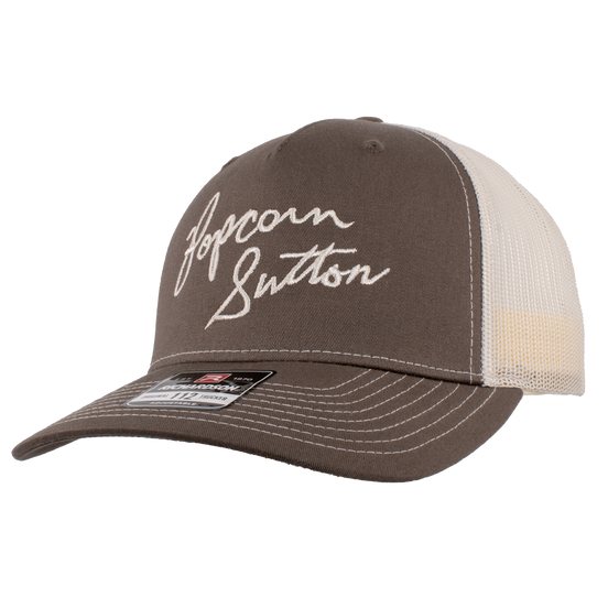 POPCORN SUTTON SCRIPT HAT view 1
