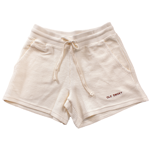 CORDED SHORTS - NATURAL
