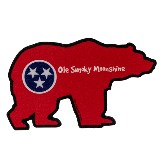TN FLAG BEAR STICKER