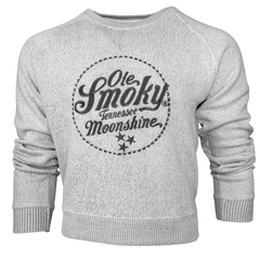 CROP CREWNECK - SALT & PEPPER