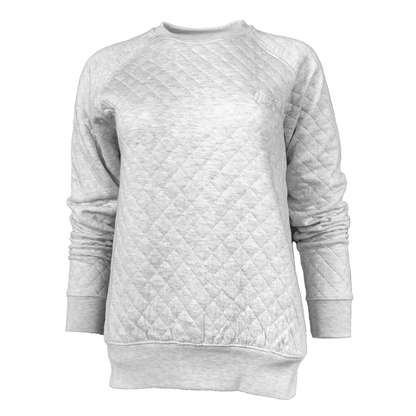 QUILTED RAGLAN CREWNECK, view 1